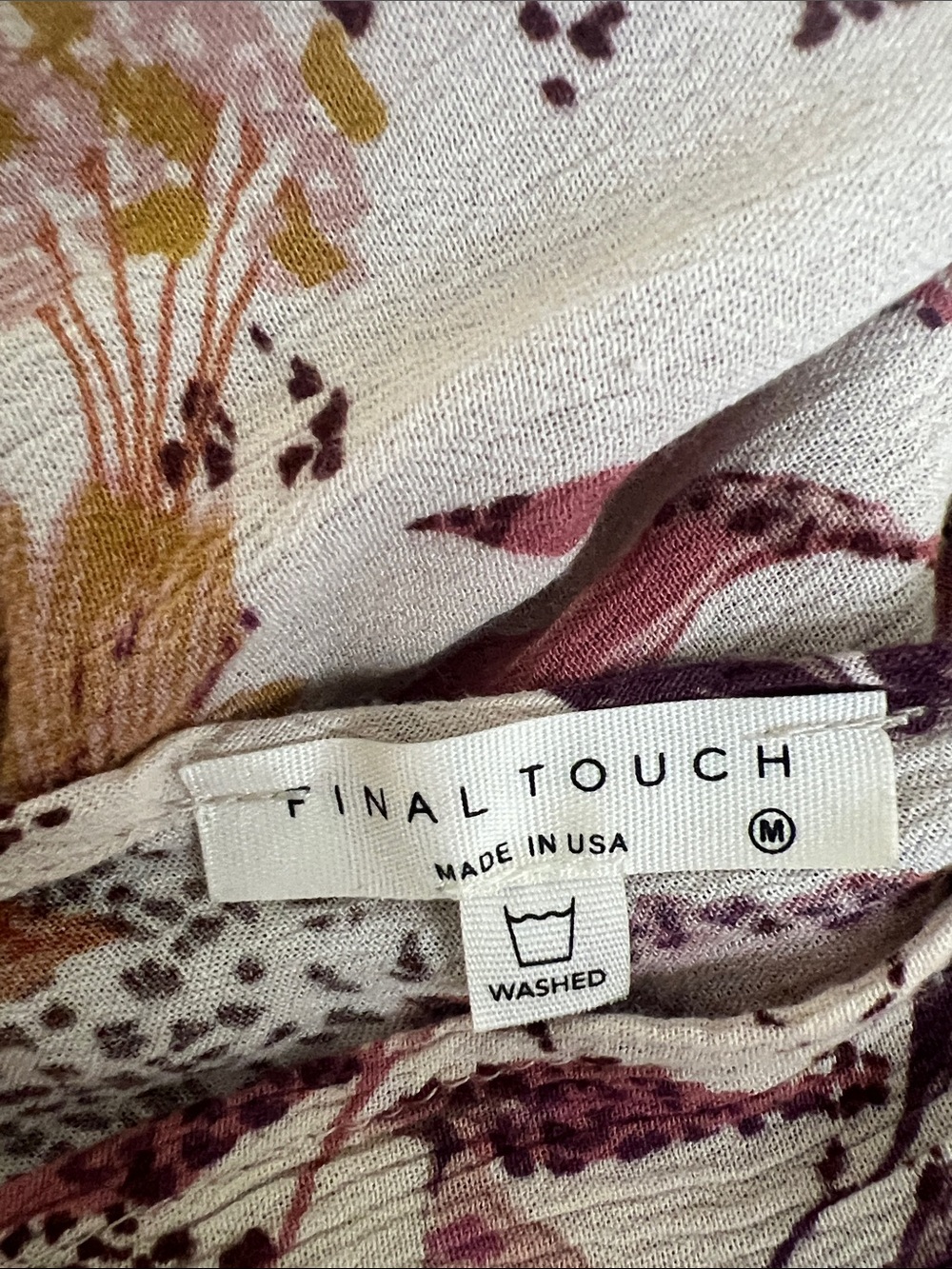 Final Touch Blush Pink Floral jumpsuit - Picture 9 of 9